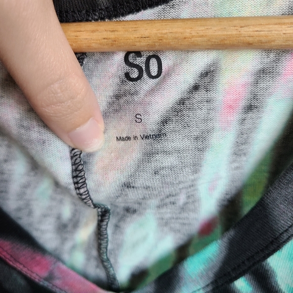 Juniors' SO Tie Dye Tank MIDI Dress - Picture 6 of 7